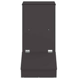 Pig Feeder Black 55 x 38 x 76 cm Cold-Rolled Steel 874636