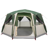 Cabin Tent 6-Person with Roof Green 425 x 396 x 222 cm 42004023