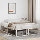 Bed Frame without Mattress White 120x200 cm Metal 4017424