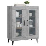 Sideboard Grey Sonoma 69.5x34x90 cm Engineered Wood 817337