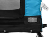 Pet Bike Trailer Blue and Black Oxford Fabric and Iron 94030