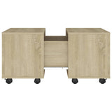 Coffee Table Sonoma Oak 60x60x38 cm Engineered Wood 806861