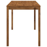 Garden Bar Table Natural 180 x 88.5 x 105 cm Solid Acacia Wood 901262