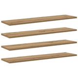Bookshelf Board 3-Tier 4 pcs 80 x 20 x 1.5 cm Engineered Wood 875058