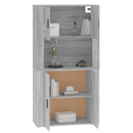 Highboard Grey Sonoma Engineered Wood 3185357