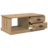 Coffee Table Artisan Oak 90 x 50 x 35 cm Engineered Wood 881362