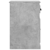Side Cabinet with Drawer Concrete Grey 40x50x75 cm Engineered Wood 816484
