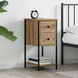 Bedside Cabinet Artisan oak 32 x 42 x 70 cm Engineered wood 871287