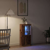 LED Sideboard Old Wood 41 x 37 x 100 cm Engineered Wood 863039