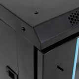 Network Cabinet with Storage Black 600 x 600 x 1000 mm Steel 30266