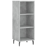 Highboard Concrete Grey 34,5x34x180 cm Engineered Wood 3198997