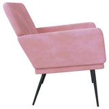 Bench Pink 108x79x79 cm Velvet 351385