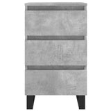 Bedside Cabinets 2 pcs Concrete Grey 40x35x69 cm Engineered Wood 826949