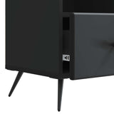 TV Cabinet with Drawer Black 102 x 34.5 x 50 cm Engineered Wood 895596