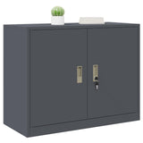 Storage Cabinet Anthracite 90 x 40 x 70 cm Steel 891636