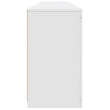Sideboard with LED Lights White 181.5x37x67 cm 3209002