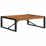 ZNTS Coffee Table 100x100x35 cm Solid Wood Acacia 4016669