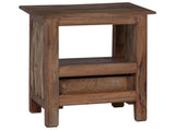 Bedside Table Brown 30 x 30 x 47 cm Solid Reclaim Wood 42012370