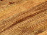Table Top 120x50x2.5 cm Oval Solid Wood Mango 370148