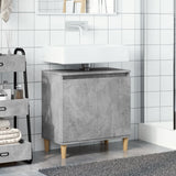 Sink Cabinet Concrete Grey 58x33x60 cm Engineered Wood 857113