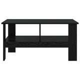 Coffee Table Black Oak 90 x 50 x 45 cm Engineered Wood 8000253