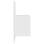 Wall-mounted Bedside Cabinets 2 pcs White 811008