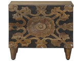 Bedside Cabinet Brown 40 x 33.5 x 46 cm Solid Mango Wood 4018328