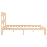 Bed Frame without Mattress 160x200 cm Solid Wood Pine 3193541