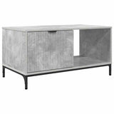 Coffee Table Concrete Grey 90 x 49 x 46 cm Engineered Wood 883447