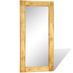 Wall Mirror with Solid Wood Frame 120 x 60 cm 241089