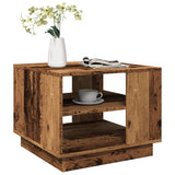 Coffee Table Old Wood 55x55x42 cm Engineered Wood 856802
