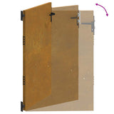 Garden Gate 85x150 cm Corten Steel 153259
