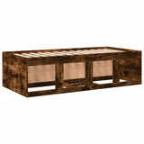 Daybed Smoked Oak Engineered wood Small Single Daybed 3280262