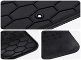 Car Mat 4 pcs Black suitable for Ford MONDEO 2014- Rubber 42029126