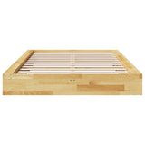 Bed Frame Oak Solid Oak wood Double Storage Bed Frame 3324122