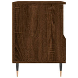 Bedside Cabinets 2 pcs Brown Oak 40x35x50 cm Engineered Wood 830619