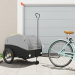 ZNTS Bike Trailer Black and Grey 45 kg Iron 94154