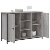 Sideboard Grey Sonoma 100x35x70 cm Engineered Wood 835517
