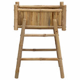 Garden Planter with Holder Natural 50 x 38 x 74 cm Bamboo 42028232