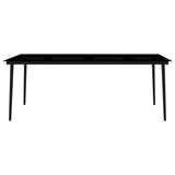 9 Piece Garden Dining Set White 3099274