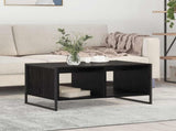 Coffee Table Black Oak 80 x 50 x 40 cm Engineered Wood 886432