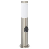 Bollard Lights with Outlet 3pcs 50 cm Stainless Steel IP44 4006012