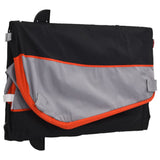 Bike Trailer Black and Orange 45 kg Iron 94145