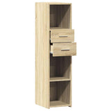 Highboard Sonoma Oak 30x42.5x124 cm Engineered Wood 846154