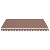 Replacement Fabric for Awning Brown 4x3 m 311977