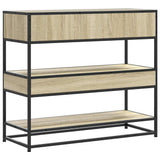 Console Table Sonoma Oak 90x35x80 cm Engineered Wood 849180