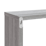 Wall Cube Shelves 4 pcs Grey Sonoma 80x15x26.5 cm Engineered Wood 815919