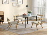 Four-Person Drop Leaf Dining Table - Grey T3398P343148
