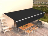 Manual Retractable Awning with Blind 6x3m Anthracite 3069359