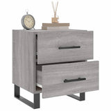 Bedside Cabinet Grey Sonoma 40x35x47.5 cm Engineered Wood 827368